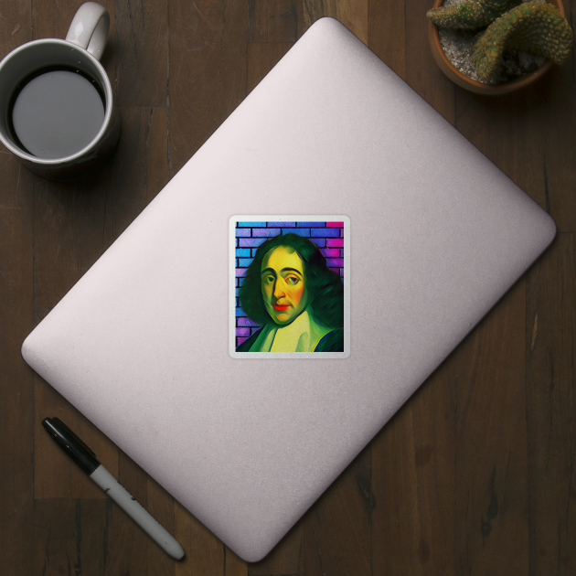Baruch Spinoza Portrait | Baruch Spinoza Artwork 6 by JustLit